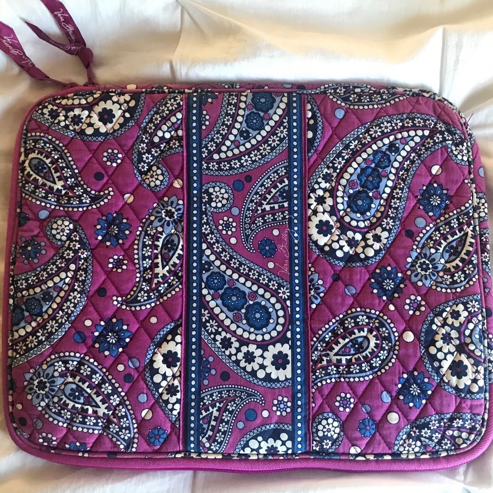 Vera Bradley Laptop Case/Bag /Sleeve Paisley Print